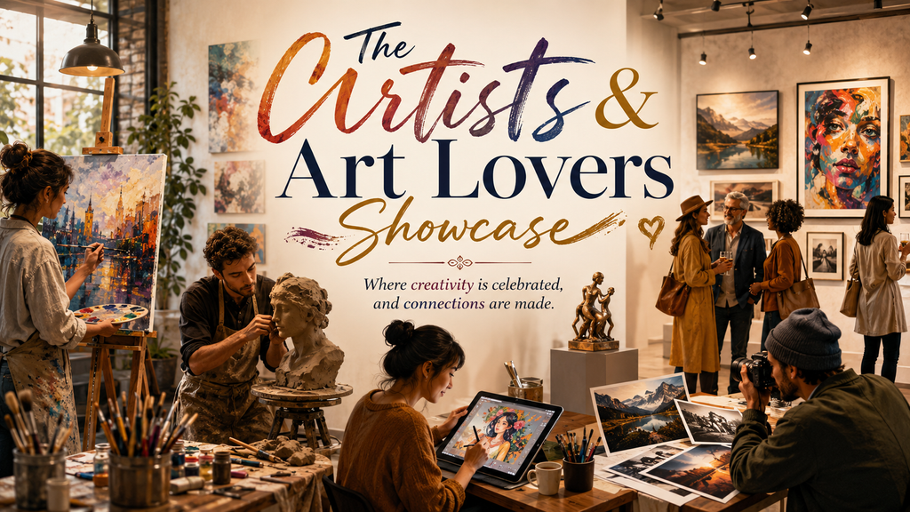 Artists & Art Lovers Showcase  with DannasSales Helping People Live Better