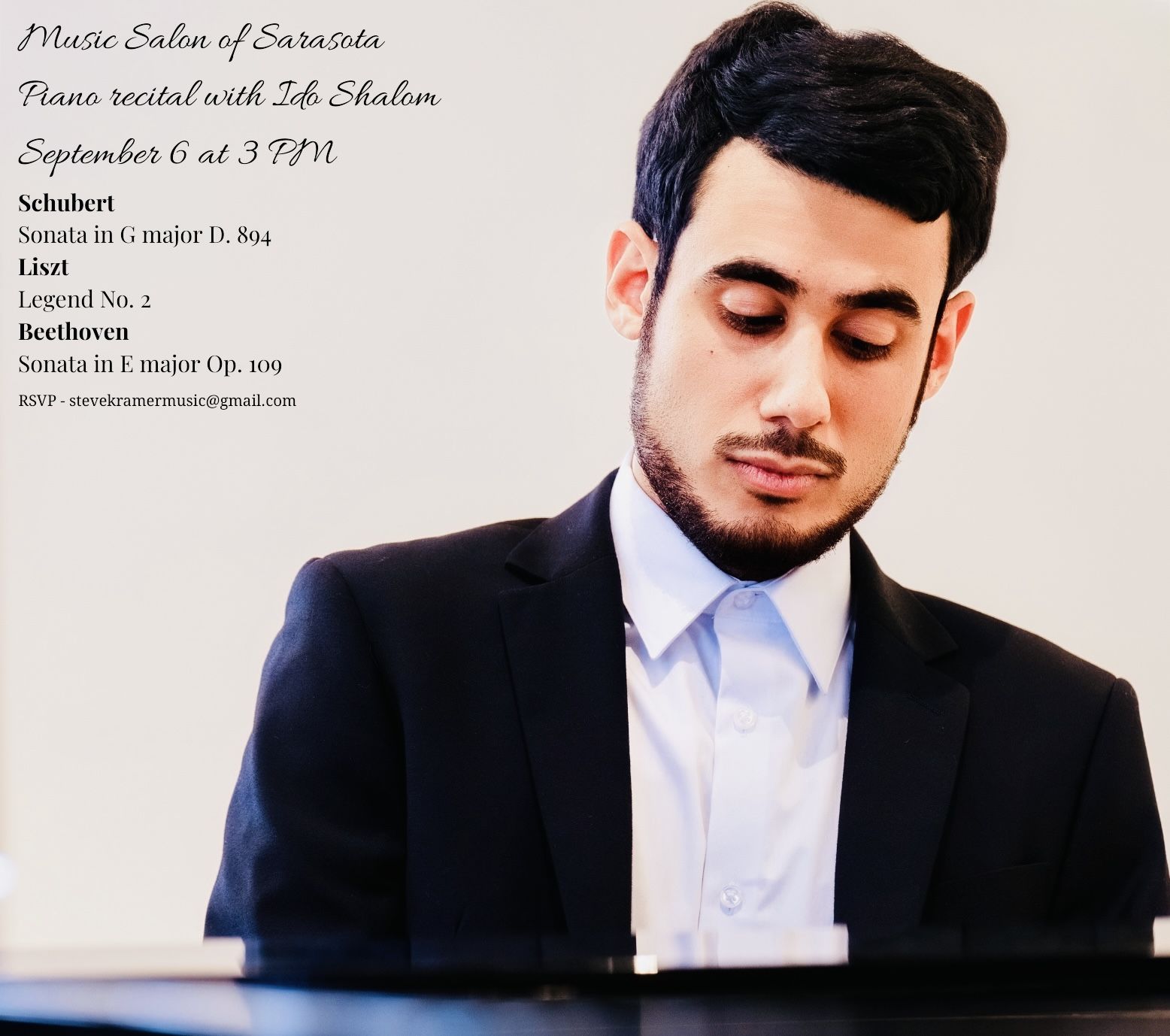 MUSIC SALON OF SARASOTA with Award-winning International Cellist & Entertainer Steve Kramer