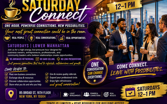 Coffee, Conversation & Connections  One Hour. Genuine Connections. A Better Way to Network.