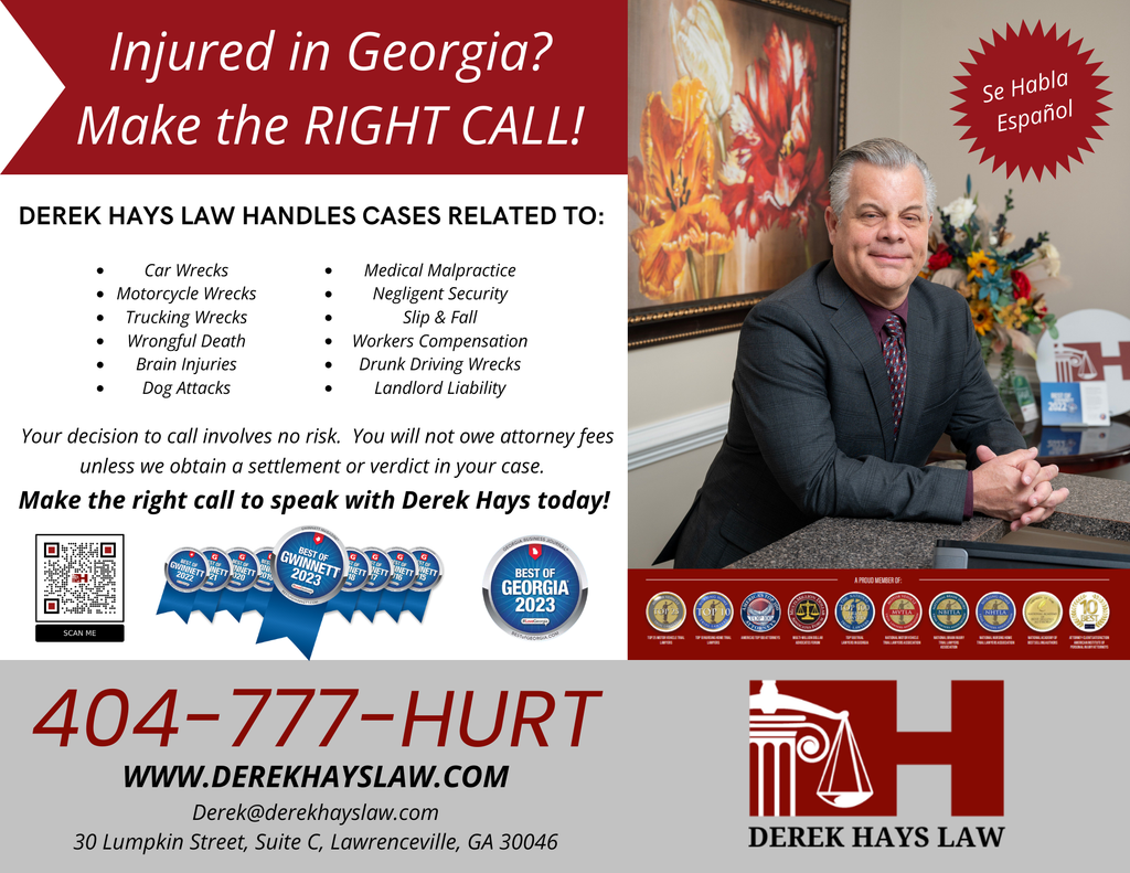 Make the Right Call! with Derek Hays Injury Law