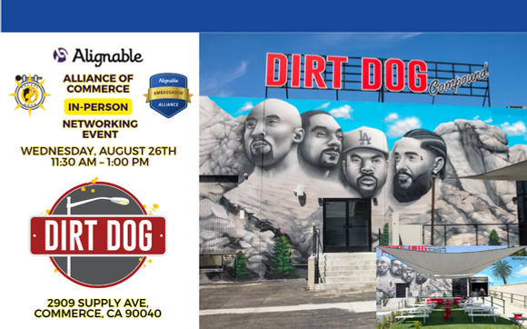 IN-PERSON Networking Lunch, Alignable Alliance of Commerce, Hosted by the DirtDog