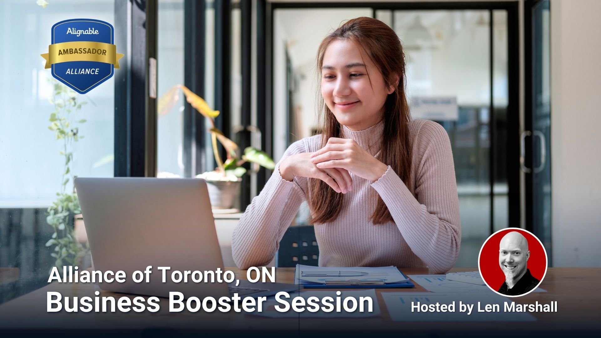 Toronto Alliance Business Booster Session with Quiet City Design, Toronto Ambassador, #19 Local Biz Person of the Year 2025
