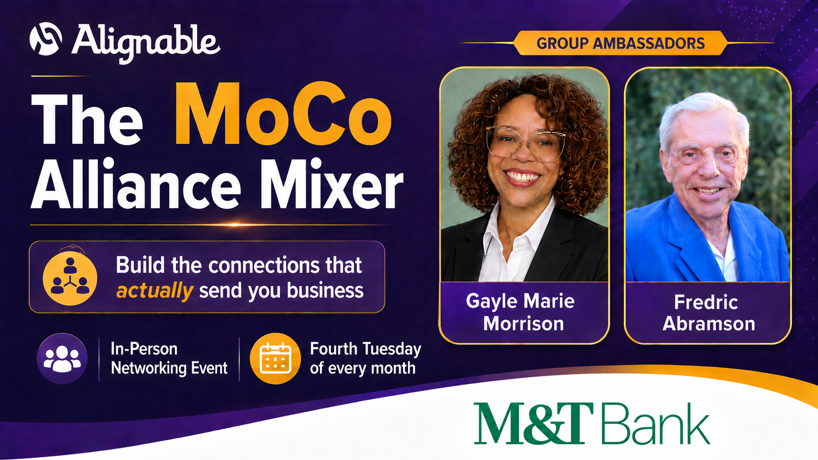 Monthly Connections and Clarity Mixer with The Marketing Consultant of Maryland, Authority Architect | Marketing Strategist 