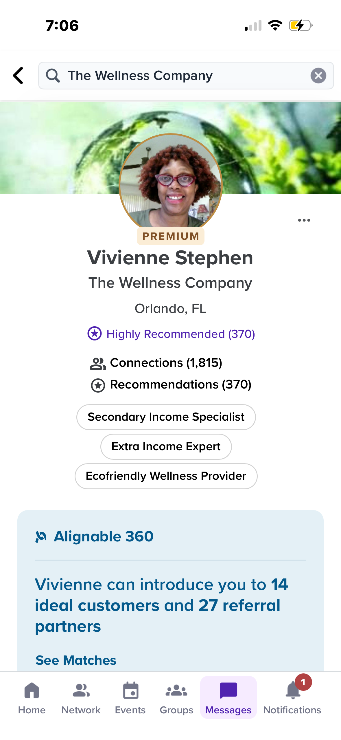 Vivienne Stephen with Bankers Life & Casualty Co