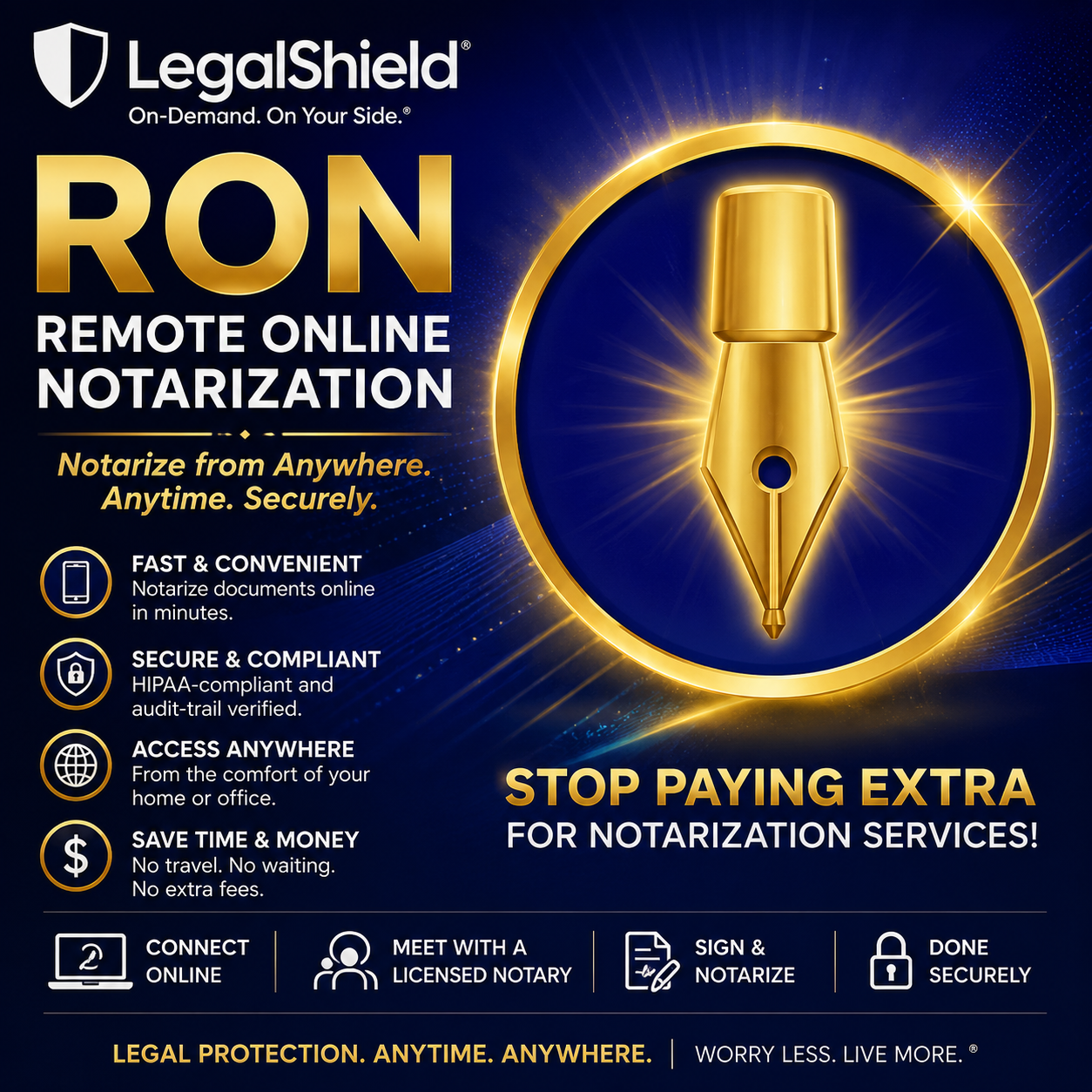 STOP PAYING THOSE HIGH NOTARIZAION FEES with LegalShield Independent Associate & Member