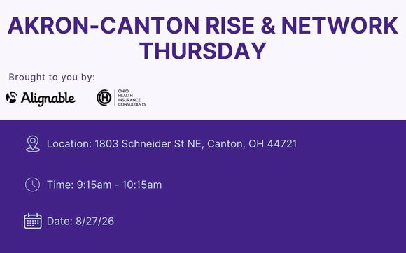 Akron-Canton Rise & Network Thursday