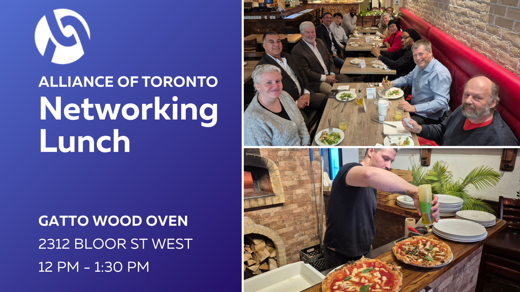 Monthly Networking Lunch at Gatto, Bloor West Village with Quiet City Design, Toronto Ambassador, #19 Local Biz Person of the Year 2025