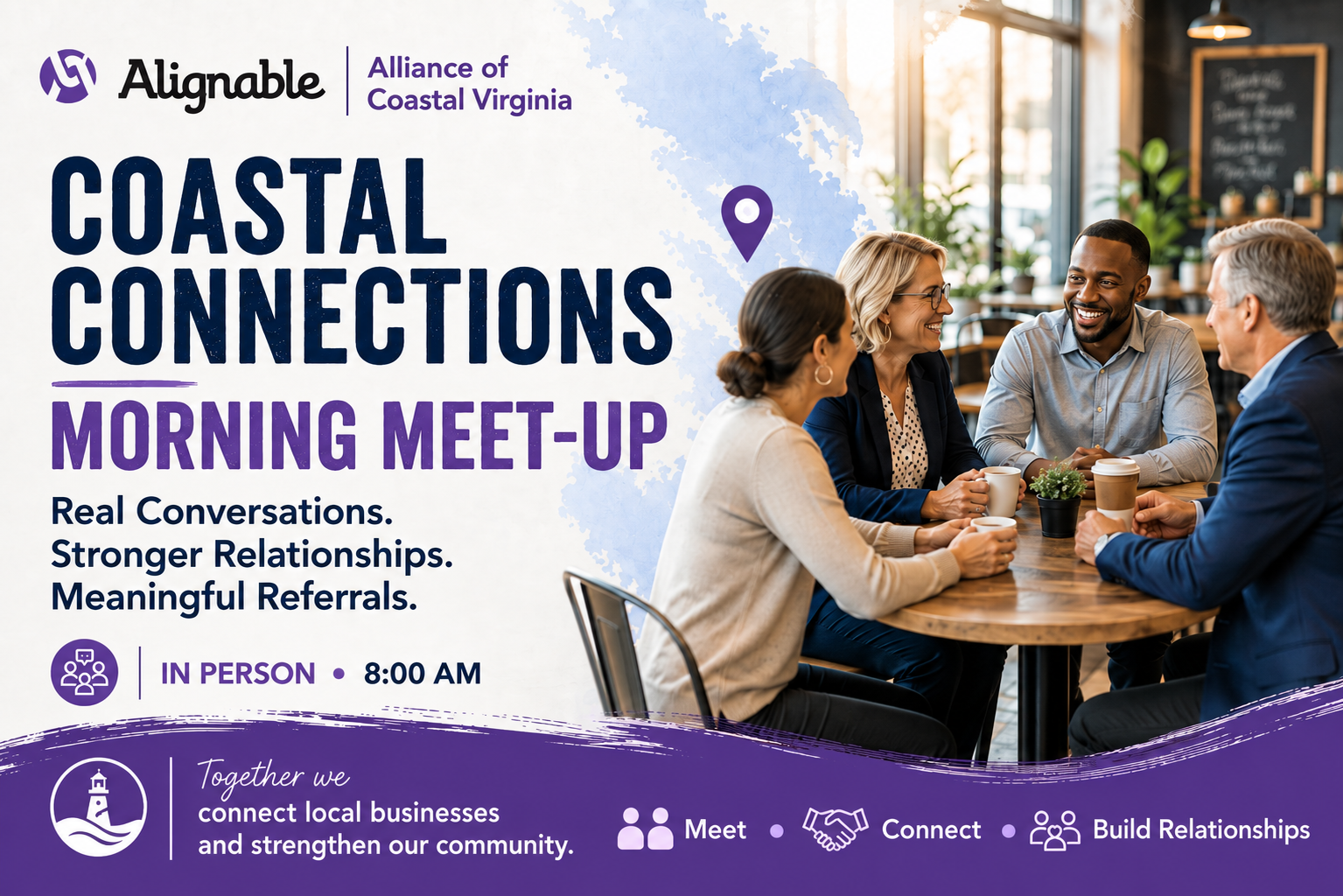 Coastal Connections: Morning Meet-Up with Balanced Integrity Bookkeeping | Alignable Ambassador