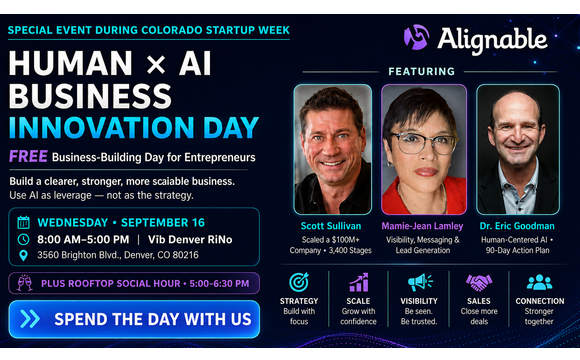 One Free Day to Work ON Your Business: Get Clear, Scale Faster, Connect & Know Your Next Steps