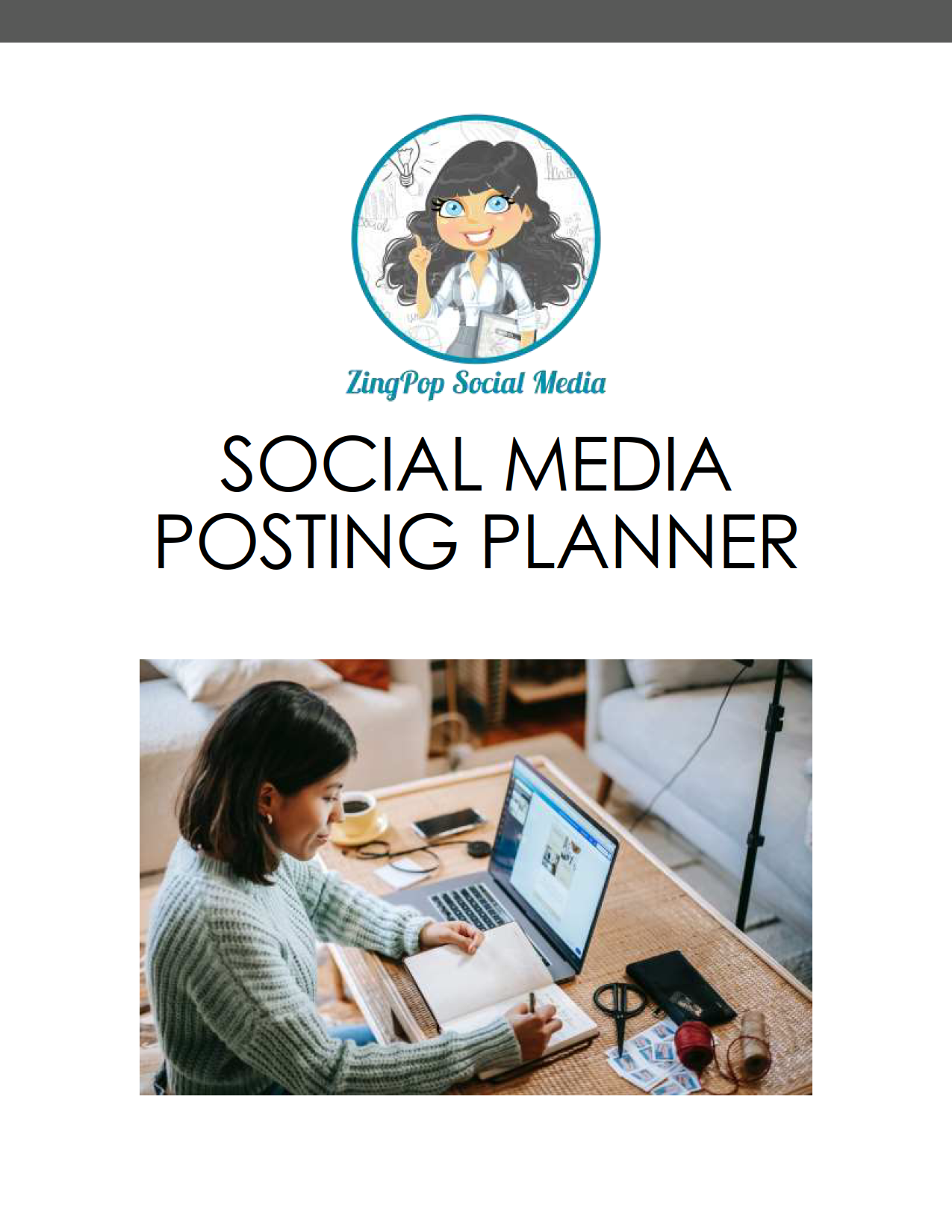 10% off my Social Media Posting Planner with ZingPop Social Media | Alignable Silicon Valley Ambassador