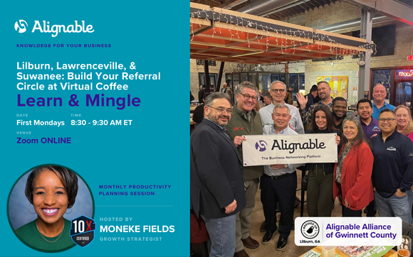 Lilburn, Lawrenceville, Suwanee: Build Your Referral Circle Over Virtual Coffee