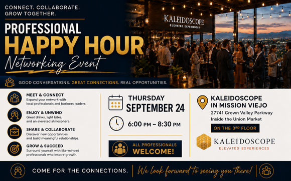 Professional Happy Hour Networking Event