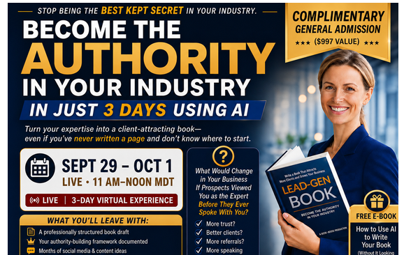 Stop Being the Best-Kept Secret: Build Your Authority Book in Just 3 Hours Using AI