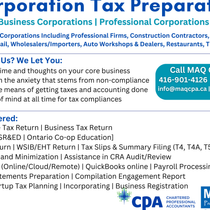 Corporation Tax Returns | Tax Accountants Scarborough with MAQ CPA Professional Corporation