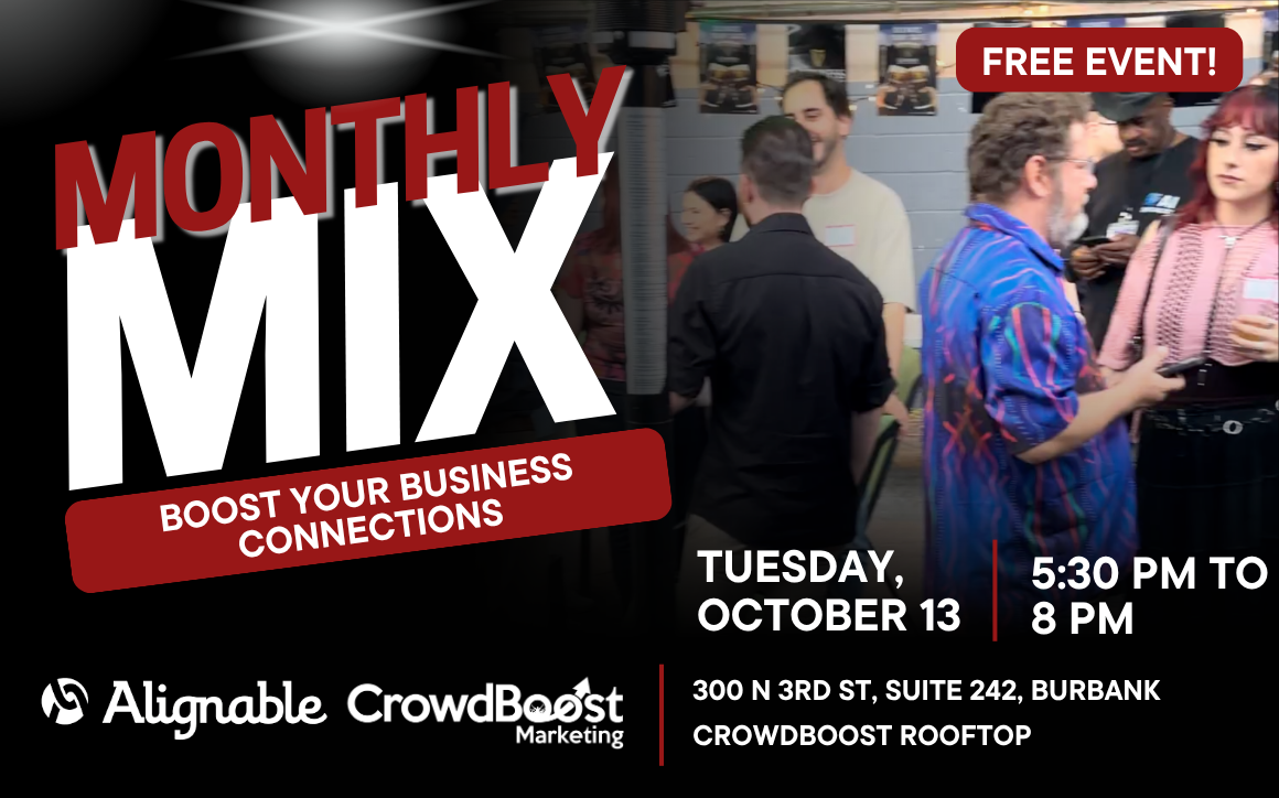 Monthly Mix: BOOST Your Business Connections with CrowdBoost Marketing