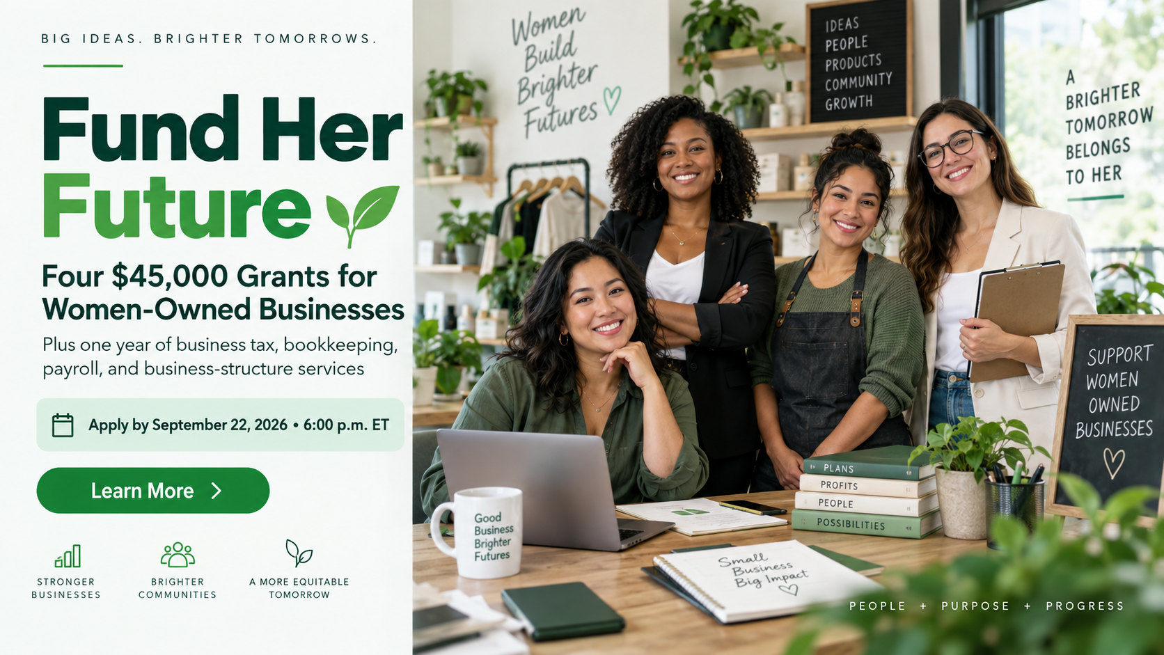 &R Block Opens Applications for $45,000 Fund Her Future Grants with Small Business Lending Source