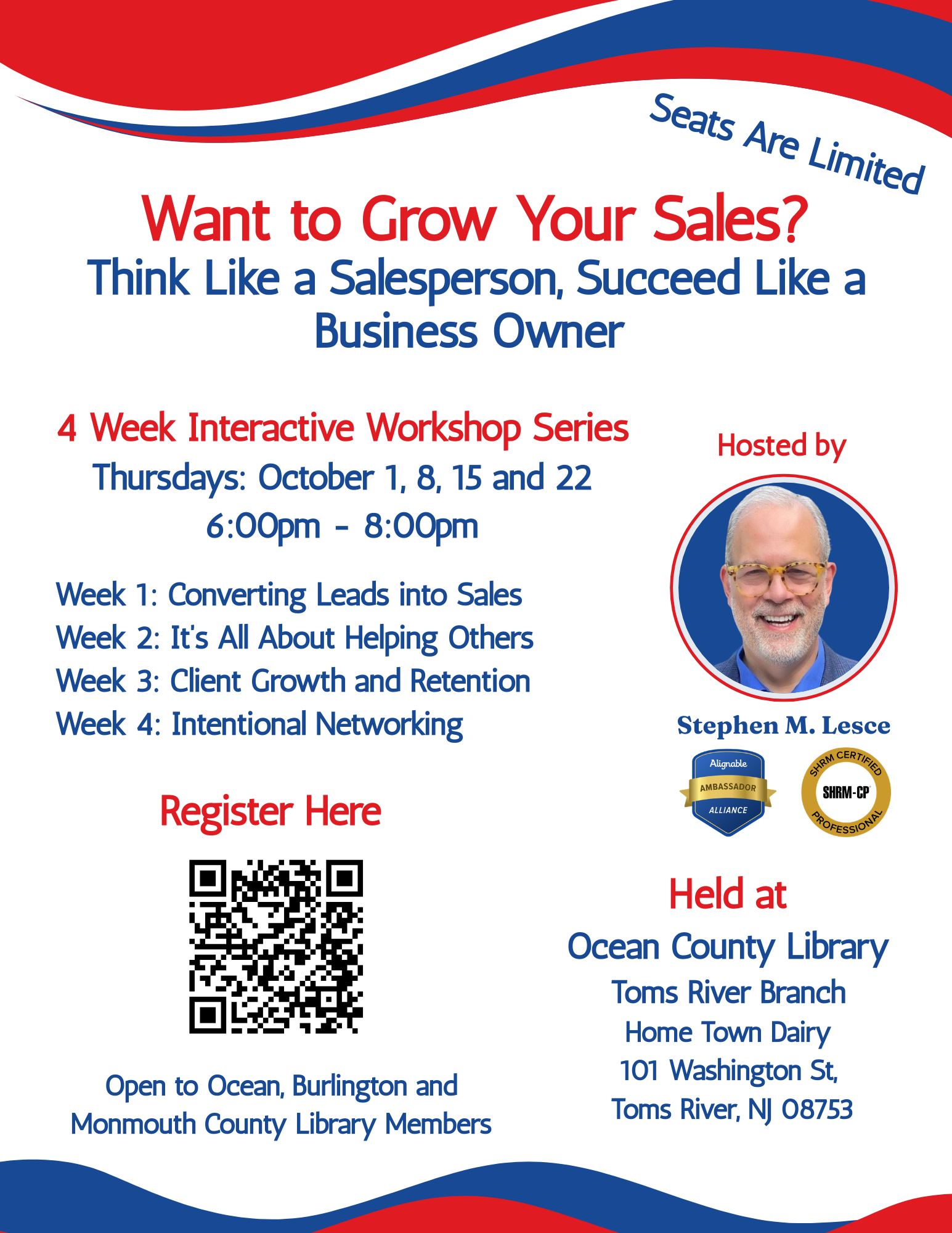 Think Like a Salesperson, Succeed Like a Business Owner Workshop Series with 1 ARK Enterprises LLC
