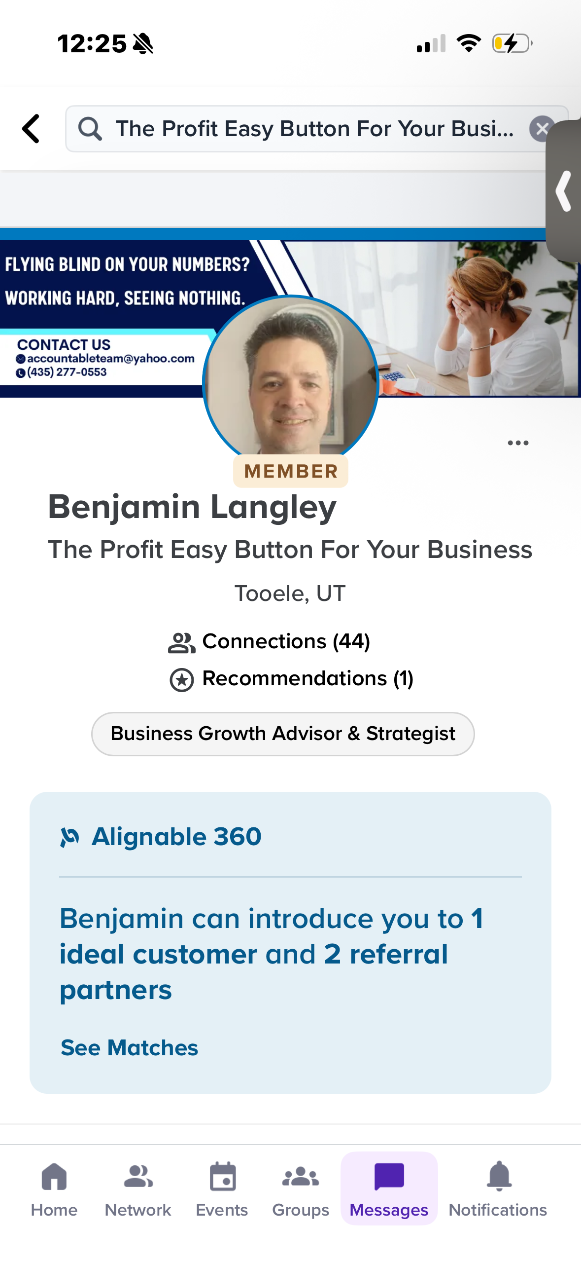 Benjamin Langley with Bankers Life & Casualty Co
