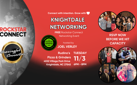 Free Knightdale Networking powered by Rockstar Connect (November - Knightdale, NC) with Rockstar Connect