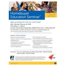 Homebuyers Class By Tony Cox Mortgage Loan Officer At Banner
