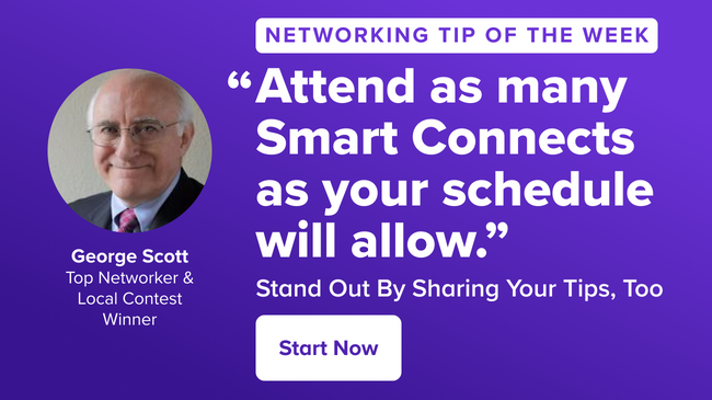 promo for Networking Tip of the Week