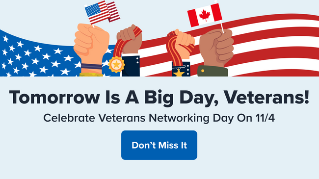 promo for Veteran's Networking Day -- finall newsletter version
