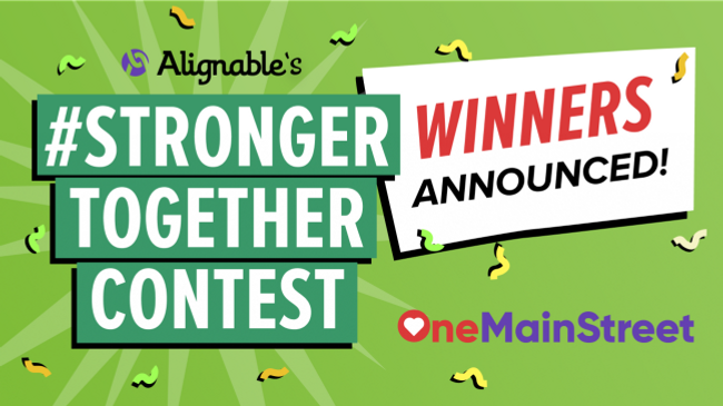 Stronger Together Contest winners announced! One Main Street.