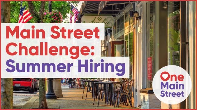 main street summer hiring challenge