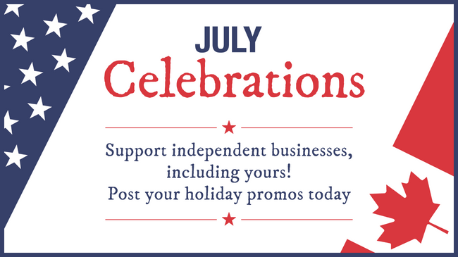 july holiday promotions