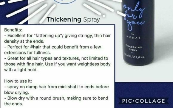 Monat deals thickening spray