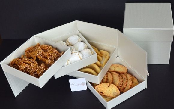 Assortment of Moroccan Sweets (30 pcs) by Meska Sweets (Authentic Moroccan Treats Locally Made in NYC Area)