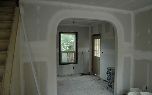 Rounded Corners By Collegeville Drywall Repair Finishing In