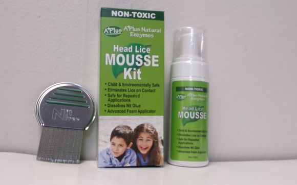 New Product-A Plus Natural Enzymes Head Lice Mousse Kit by A-Plus Pest Control, Inc.