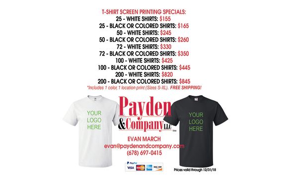 clothes printing services