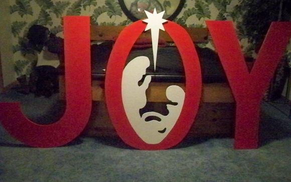 Christmas Yard Art by Texas Art Stuff