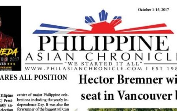 Advertising in the Filipino Asian community by Philippine Asian Chronicle