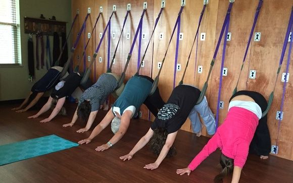 The Great Yoga Wall by New Day Yoga Wellness in Chippewa Falls