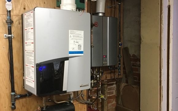 Rinnai on demand water heaters, boilers, combo boilers and unit heaters by Lighthouse Plumbing & Heating