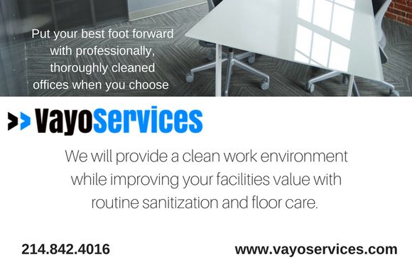 Commercial Janitorial Cleaning Services  by VayoServices