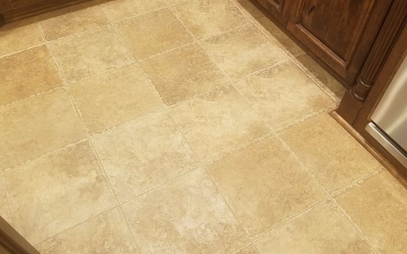 Tile and grout cleaning by The Ultimate Cleaning Crew