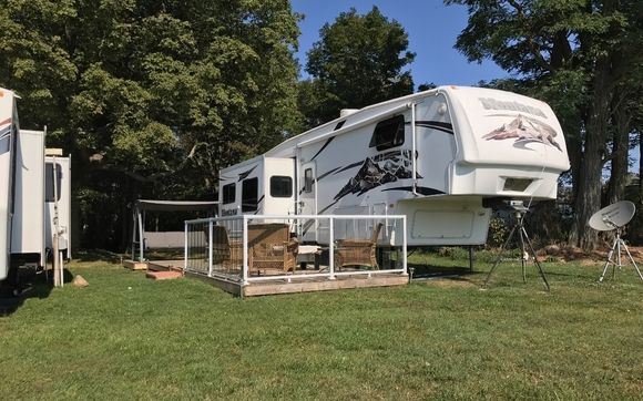 RV/trailer camping sites by KOA Brighton