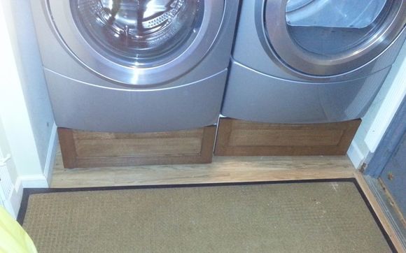 Washer/Dryer Pullout Drawers by CT woodwork LLC