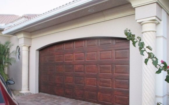 Wood Grain Faux Finish On Doors By Swan Studios Inc In Cape Coral