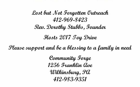 Toy Drive by Lost but not forgotten outreach