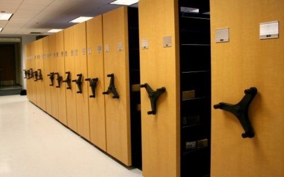 High Density Mobile Shelving by Allied Systems Products