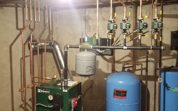 Oil fired hot water boilers and furnaces. by Jamie's Heating And Cooling