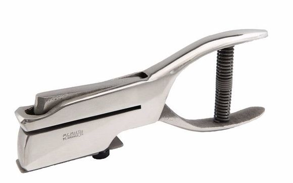 We manufacture hand held ticket punches in the USA.  by Mieth M C Manufacturing