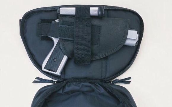 Holstered Leather Fanny Pack by Creative Concealment  (info@creativeconcealment.com)