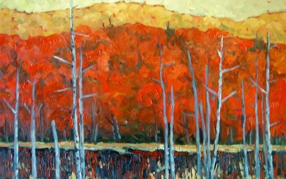 "Beaver Dam's Flooding" by John Presseault, Toronto based Canadian artist 