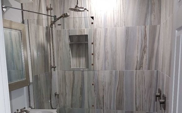 bathroom make overs  by Larry Poirier Construction ltd.